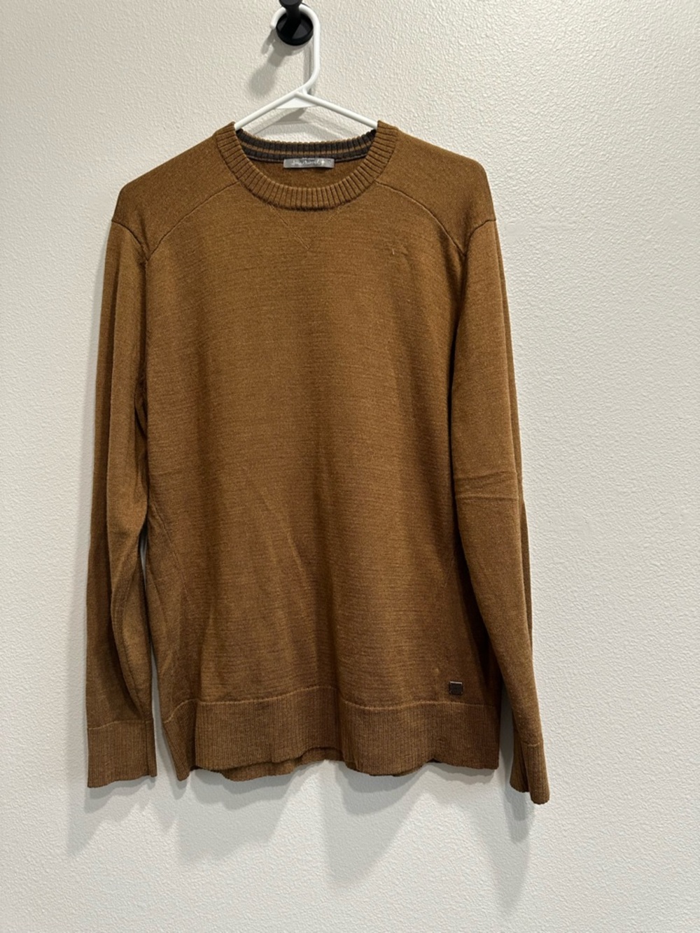 Smartwool Men's Crewneck Sweater in Brown,merino wool,large,outdoor